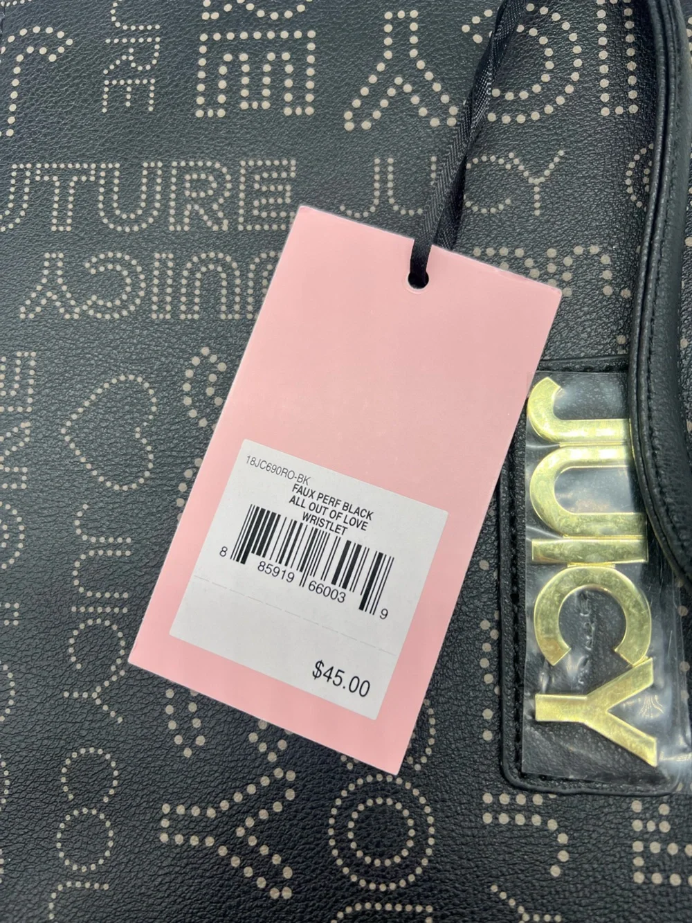 Juicy couture all out of love wristlet